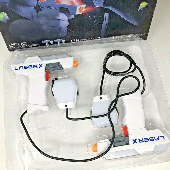 Laser X Real Life Laser Gaming Experience Micro Blasters Set for 2 Players - Picture 2 of 4